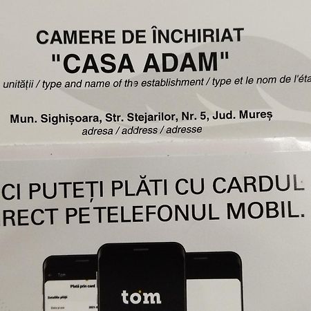 Hotel Casa Adam Sighișoara Zewnętrze zdjęcie